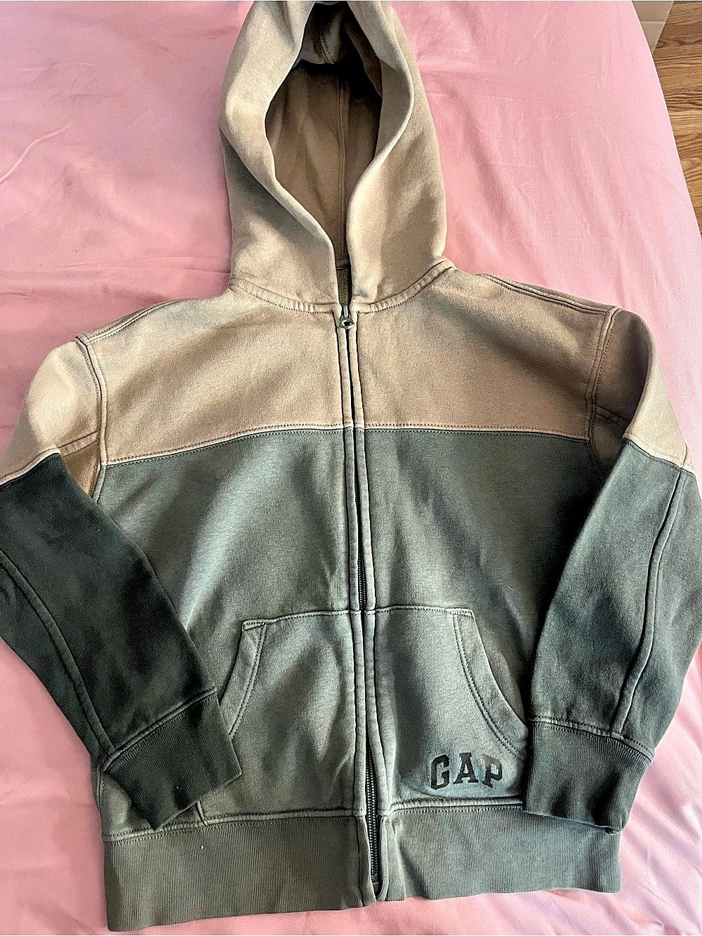 Gap Boys Color Block Hooded Jacket Size S (6-7)